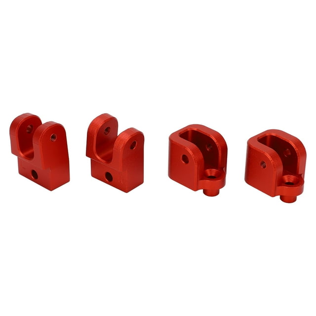 RC Tie Rod Mount, Compact Apparence Exquise Équilibre Fort RC Voiture Essieu Ensemble pour 1/10 Voiture à Télécommande Rouge, Bleu Foncé, Argent