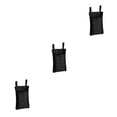 thumbnail image 2 of QualitChoice Scooter Front Hanging Bag Carrying Storage Phone Pocket Oxford Cloth Pack Motorcycle Organizer Riding Accessory Black 3Set, 2 of 6