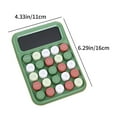 thumbnail image 4 of Calculator Cute School Supplies Calculator Scientific Calculator - Mini 12-Digit Body With Plastic Keys Small Portable, Non-Slip Bottom Pad For Office School Home And Business Use, 4 of 6