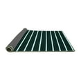 thumbnail image 2 of Ahgly Company Indoor Square Abstract Turquoise Blue Contemporary Area Rugs, 7' Square, 2 of 4