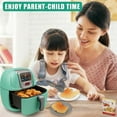thumbnail image 4 of Kids Simulation Air Fryer Kitchen Playset Pretend Cooking Color Changing Toy, 4 of 8