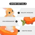 thumbnail image 6 of SEWCHICS 8pcs Decorative Mushroom Resin Miniature Mushroom Shape Craft Decoration for Family, 6 of 8