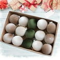 thumbnail image 3 of 15 Pcs Velvet Christmas Balls Decorations, Flocked Xmas Tree Decor Hanging Ball, Christmas Tree Hanging Balls, 3 of 5
