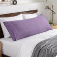 thumbnail image 1 of Bare Home Body Pillowcase - Envelope Closure - Ultra Soft - Double Brushed - Lavender, 1 of 6
