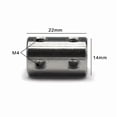 thumbnail image 2 of Steel rigid shaft coupling 6.35MM-5MM 6.35MM-5MM, 2 of 5