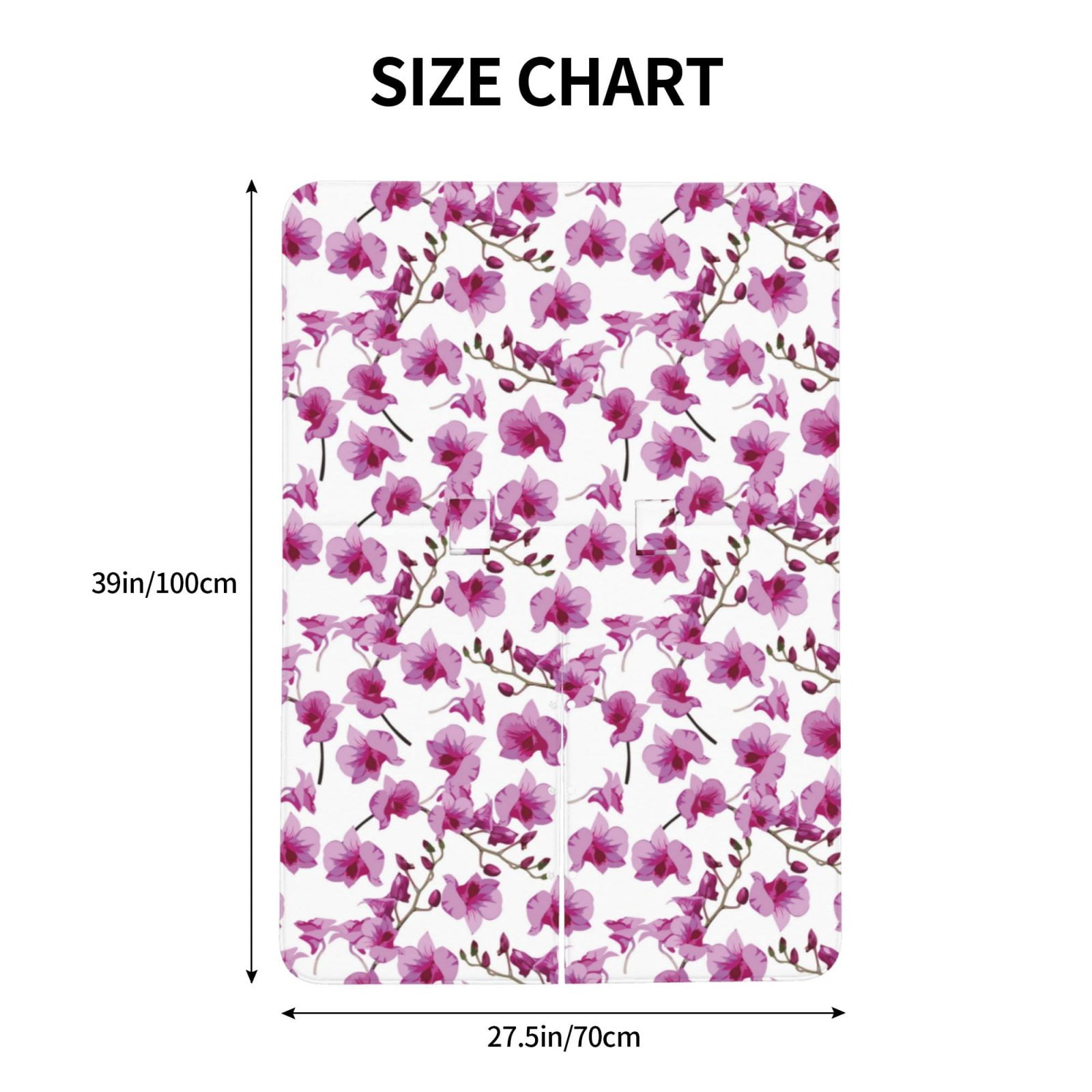 Naloa Orchids Flowers Baby Car Seat Cover, Breathable Baby Carrier Cover, Multiuse Baby Carrier Cover & Nursing Breastfeeding Cover