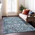 thumbnail image 6 of Addison Rugs Chantille Indoor/Outdoor Transitional Aztec Blue Machine Washable Rectangle Rug, 10' x 14', 6 of 8