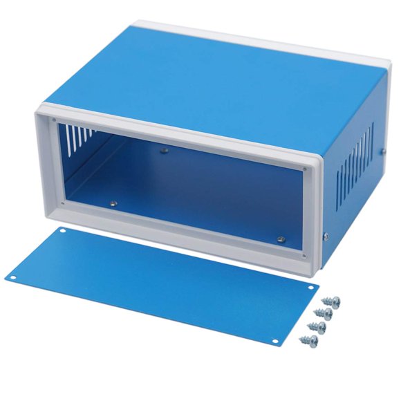 Caja de conexiones Zulkit, gabinete eléctrico metálico 20 x 17 x 9 cm