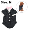 thumbnail image 2 of Camisas para perros Cachorro Mascota Cachorro Ropa, Traje de moda Pajarita Ropa, Camisas de boda Esmoquin formal MFZFUKR CPB-DE-LYY1905-7, 2 of 5