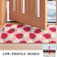 thumbnail image 3 of Strawberry Plants Fruit Flower Pink Pattern Door Rugs,Washable Non Slip Door Mats Indoor,Decorative Door Mats,Entry Mat Indoor for Entrance,Bedroom,Kitchen,Bathroom,17"x30", 3 of 6