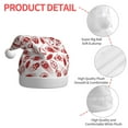 thumbnail image 4 of Fuzoiu Red Football Print Santa Hat Christmas Hat for Adults,Santa Hats with Pompom, Unisex Xmas Holiday Hat for Christmas New Year Festive Party Supplies, 4 of 6