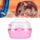 thumbnail image 4 of Estuche de transporte para hámster, jaula portátil, ligero, para animales pequeños, para viajes al aire libre, color rosa, 4 of 11