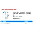 thumbnail image 2 of Timing Cover Gasket Set - Compatible with 1982 - 1984 Cadillac Seville 4.1L V8 1983, 2 of 2