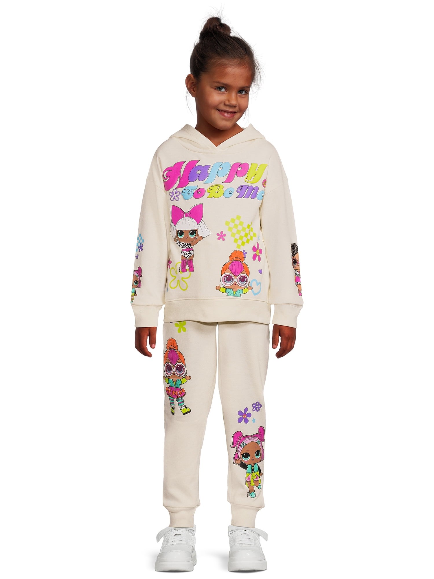 L.O.L. Surprise! Girls Graphic Hoodie and Jogger Outfit Set, 2-Piece, Sizes 4-16