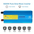 thumbnail image 4 of Pure Sine Wave Inverter DC 12v/24v To AC 220 3000W 4000W 5000W Volt LED Display Converter Transformer Car Inversor Solar Power ,Safety, 4 of 6