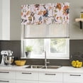 thumbnail image 4 of 2 Pack Valances for Window, Pink Spring Floral Short Curtains for Kitchen Bedroom Living Room, Summer Botanical Vintage Birds Rod Pocket Small Window Treatment Valance Drapes 54 x 18 Inch, 4 of 8