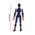 thumbnail image 3 of Less Than 5 Desktop Ornament T13 Action Figure 13 Action Figure with 4 Types of and 3 Types of Hands T 13 Action Figure Black 13 Action Figure N 13 Action Figure Dummy 13, 3 of 9