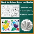 thumbnail image 3 of Libros para colorear Dvbonike Back to School, 24 unidades, para niños, 3 of 7
