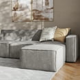 thumbnail image 4 of Flash Furniture Luxury Modular 6 Piece Sectional Sofa, Gray, 4 of 13