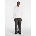 thumbnail image 2 of No Boundaries Floral Print Front and Back Graphic Fleece Hoodie, Men's Sizes XS-4XLT, 2 of 5