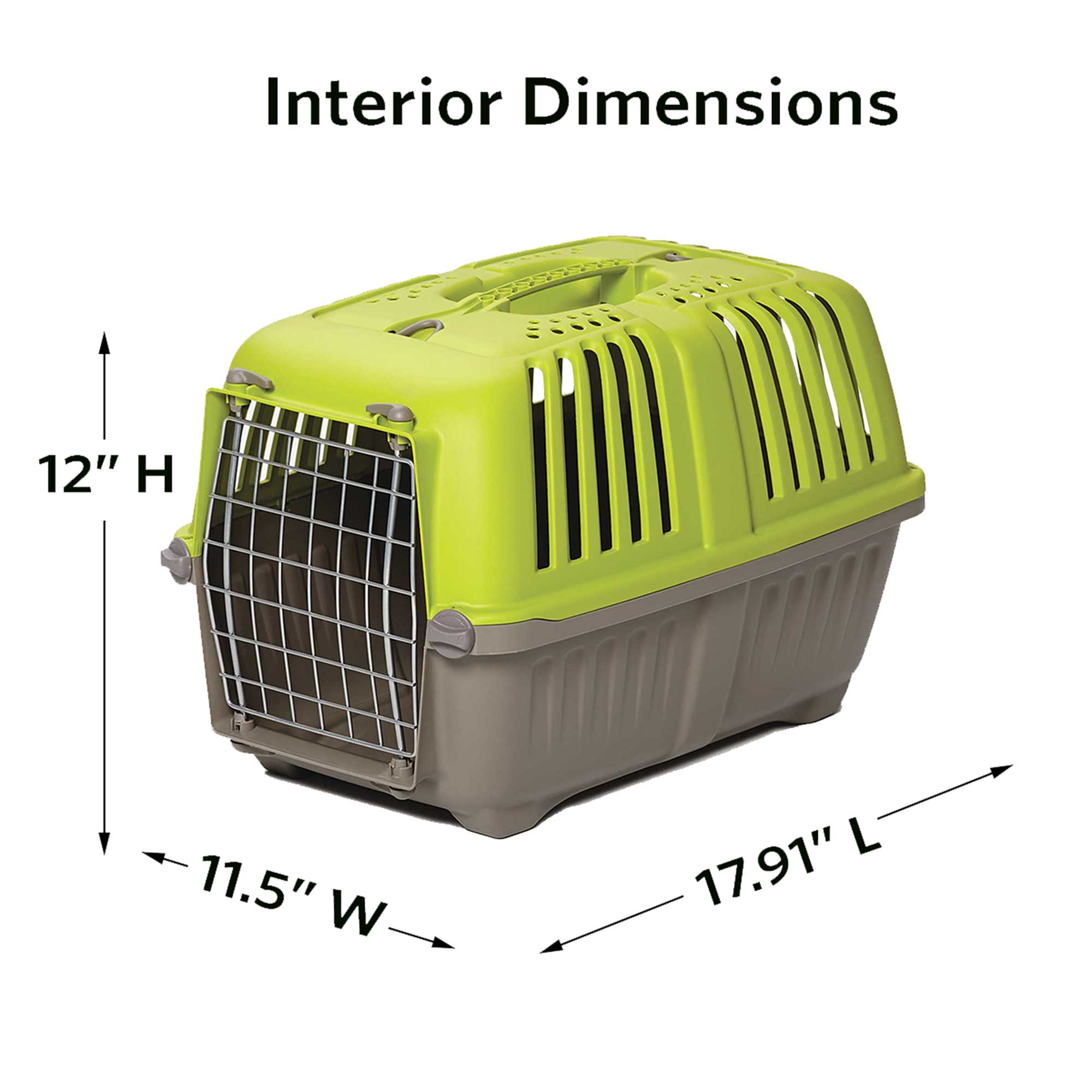 Midwest Spree Hard-Sided Pet Carrier, Green, 19 Inches photo 4