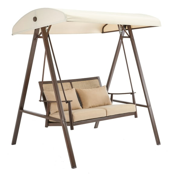 Garden Winds Replacement Canopy Top Cover for Vaughn Swing Standard 350