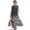 Blue Flower Crane, variant on Oriental Beach Crane Print Women's Summer Tank Dress Crew Neck Maxi Dress with Pockets Breathable Beach Long Dresses Linen-Like Sundress Ladies Casual Dresses, 3XL