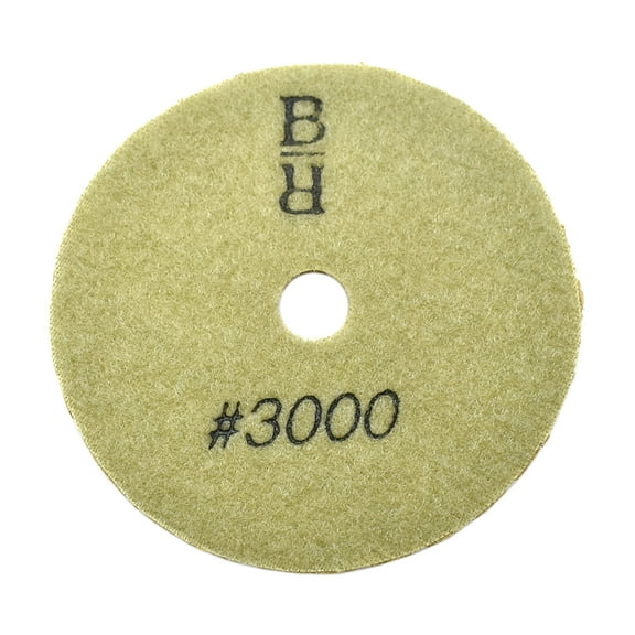 Specialty Diamond BRTD43000 4" Dry Concrete Polishing DHEX Pad, 6mm - 3000 Grit
