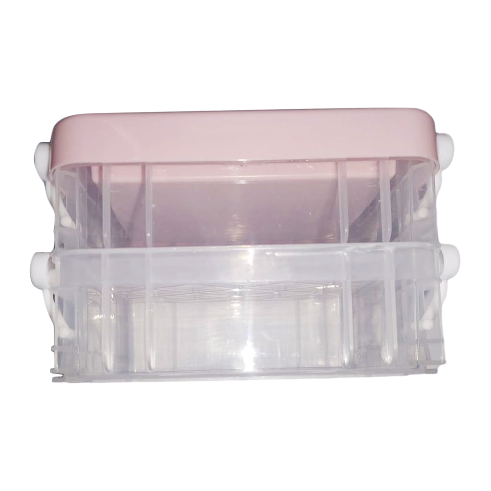 Transparent Storage Box Sewing Thread Spools Container Case Organizer Home