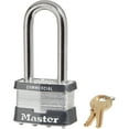thumbnail image 1 of Commercial Padlock, Keyed Different, Laminated Steel, 2" Width Each, 1 of 1