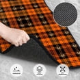 thumbnail image 3 of Honeii Halloween Tartan Plaid Print Car Foot Mat Four-Piece Set - Front & Rear Universal Car Floor Mats for SUVs, Trucks, Sedans, 3 of 7