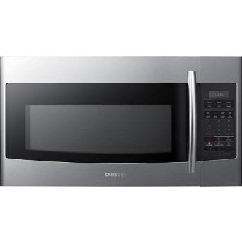 Stainless Steel Samsung Microwave Bestmicrowave Samsung Smh1816s 1 8 Cu Ft Stainless Steel Over The Range