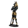 thumbnail image 4 of Muscular Dark Anubis Statue Egyptian Deity of Afterlife and Mummification 11"H, 4 of 8