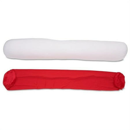 UPC: 0885535019037 | Living Health Products Microbead Body Pillow Cover – Mooshi Squishy Soft – Red
