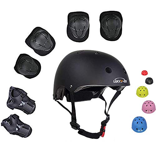 UniqueFit Kids Adult Helmet Adjustable Protective Helmet for Scooter Cycling Roller Skate,Age 5 and Older 
