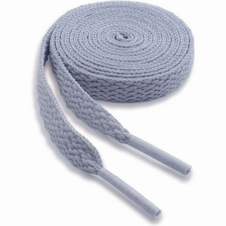 Kiwi Casual Flat Gray Shoelaces - 36 Inches