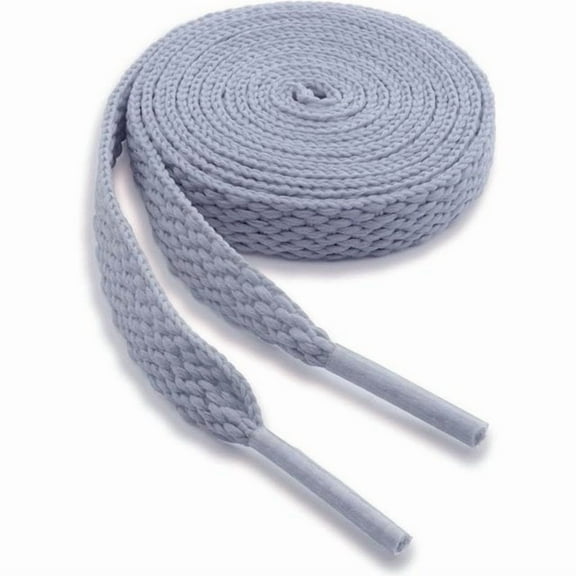 Kiwi Casual Flat Gray Shoelaces - 36 Inches
