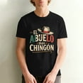 thumbnail image 5 of [100% Cotton]El Abuelo Mas Chingon Funny Best Mexican Dad T-Shirt Graphic Tees Casual Crewneck Shortsleeve Classic, 5 of 6