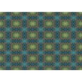 thumbnail image 1 of Ahgly Company Indoor Rectangle Patterned Fall Forest Green Area Rugs, 7' x 9', 1 of 6