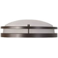 Jordan 17inch LED Flush Mount Bronze, Dimmable, 2250 Lumen, 3000K