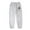 D151-Grey2, variant on FYDUU Girls Casual Jogger Pants Girls Sweatpants Kids Stylish Sweatpants Autumn Winter Sweat Pants Elastic Waist Drawstring Athletic Joggers 5-6 Years