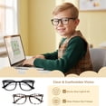 thumbnail image 2 of Gafas para niños filtro luz azul gafas infantiles 6 a 9 años, 2 of 7