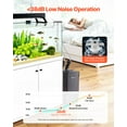 thumbnail image 6 of VEVOR 162.7GPH Canister Filter, 3-Stage External Aquarium Filter with Powerful Pump, Water Circulation Cleaning Machine with Media for Large Fish Tanks and Aquariums Up to 100 Gallons, for Freshwater, 6 of 9