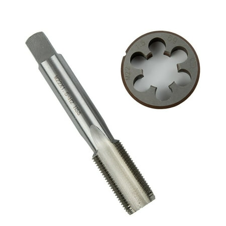 

HSS M22 x 1.5mm Tap & M22 x 1.5mm Die Metric Thread Right Hand High Speed Steel