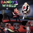 thumbnail image 2 of Dandy'S World Plush Kawaii Game Dandy World Scrap Soft Stuffed Plush Toy Cute Poppys Plushie Pillow Dolls For Birthday Gifts, 2 of 5