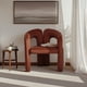 thumbnail image 5 of Ilios Innova | Sillón Minimalista Terracota Arcus 1 Plaza, Diseño Ergonómico, Tapizado Suave al Tacto, Bastidor Metálico Reforzado, Estilo Moderno para Sala o Recámara, 5 of 9