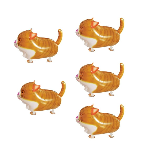 Raindrops  5 Pcs Indoor Little Cat Balloon Balloons Festival Decorations Baby Child