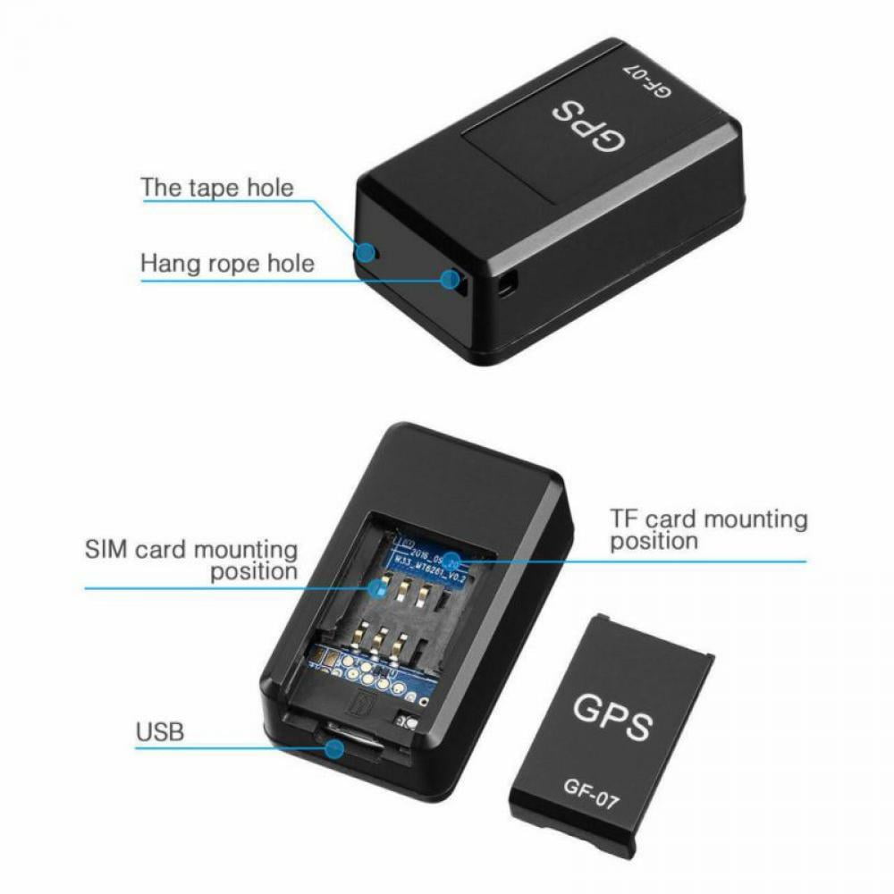Free Lifetime Platform Use YIYI_STORE Newly Mini Personal GPS Quad Band Voice Monitor Real-Time Car GSM GPRS Kids Tracker Locator GSM Tracking Device SOS,No Monthly Fee 