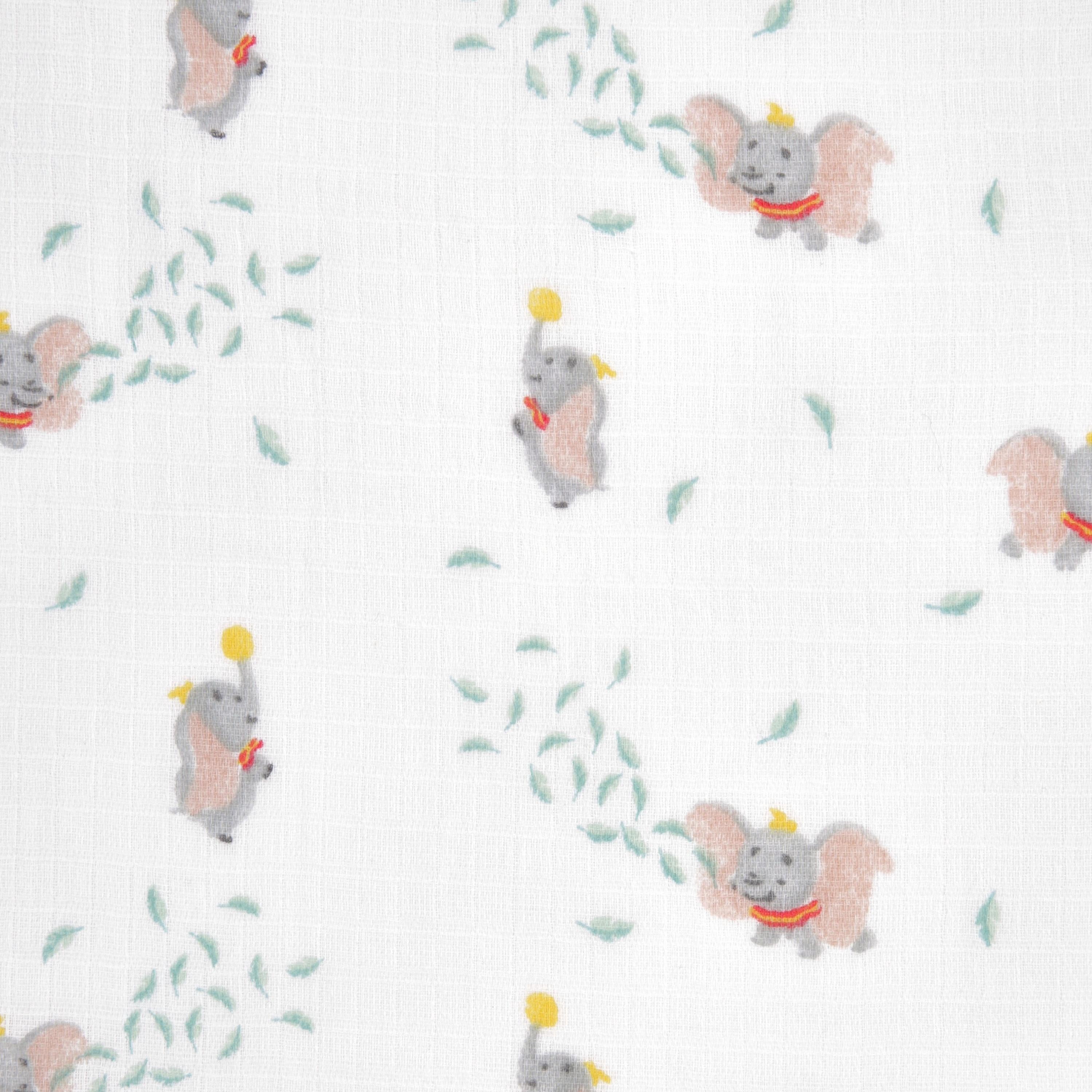 aden + anais x Disney Baby, Cotton Muslin Swaddle Blanket, Disney + Friends, Unisex, Infants, 4-Pk