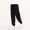 A449 Black, variant on Kids Unisex Harem Pants Elastic Waist Loose Fit Baggy Jogger Sweatpants for Dance Sports Hip Hop Clothing, 5T-13Y